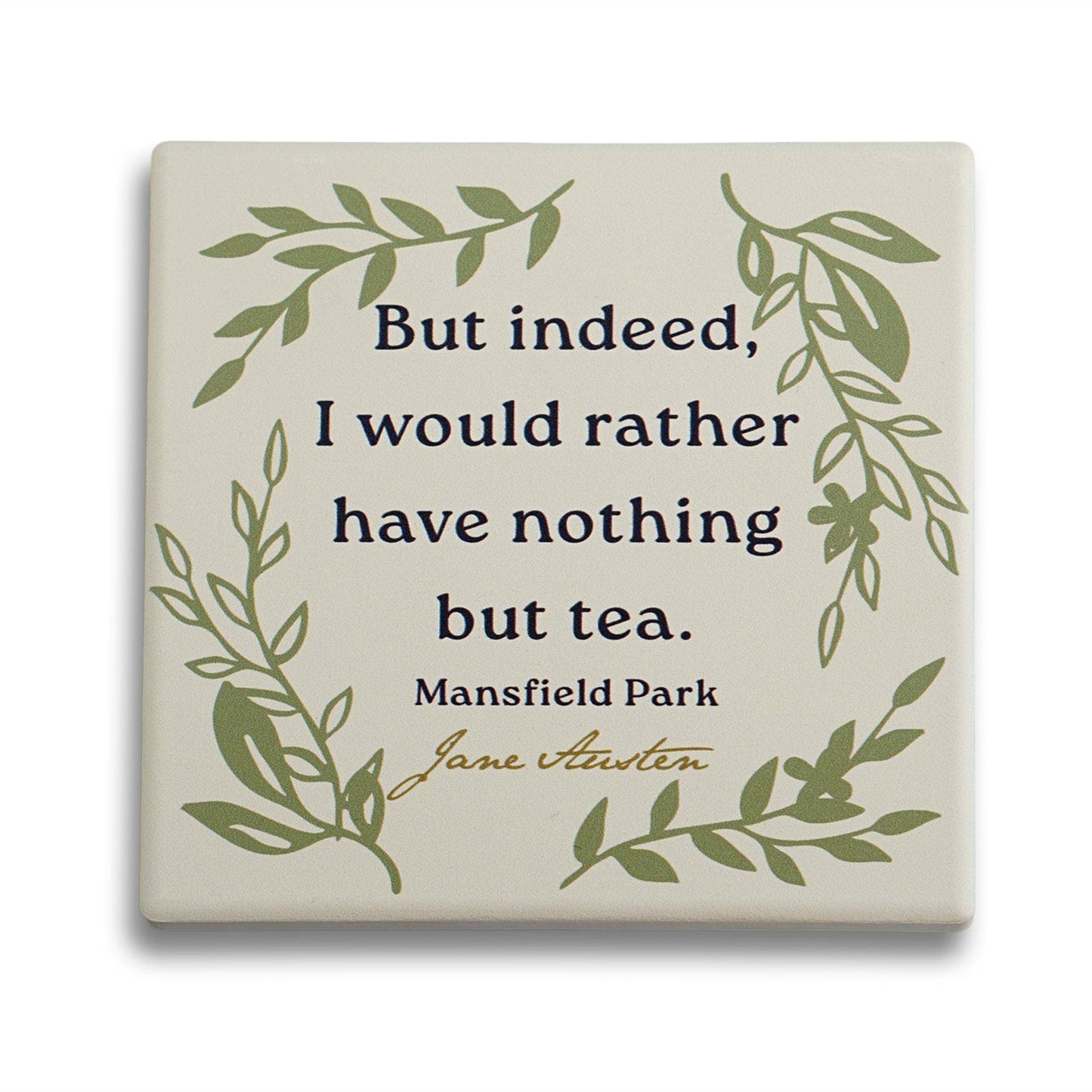 Coaster Single Ceramic - Jane Austen (Mansfield Park)