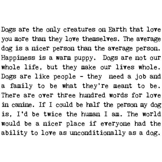 Dog Lover Card