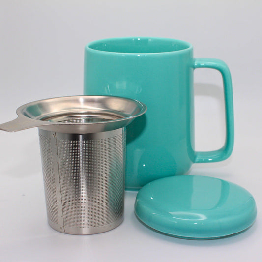 Taza Peak con infusor y tapa