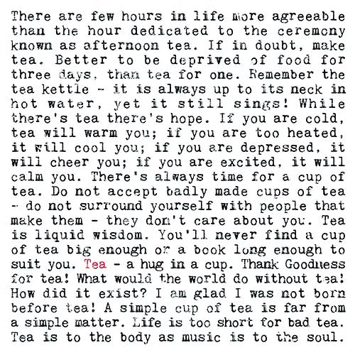 Funny Tea Quotes Greeting Card