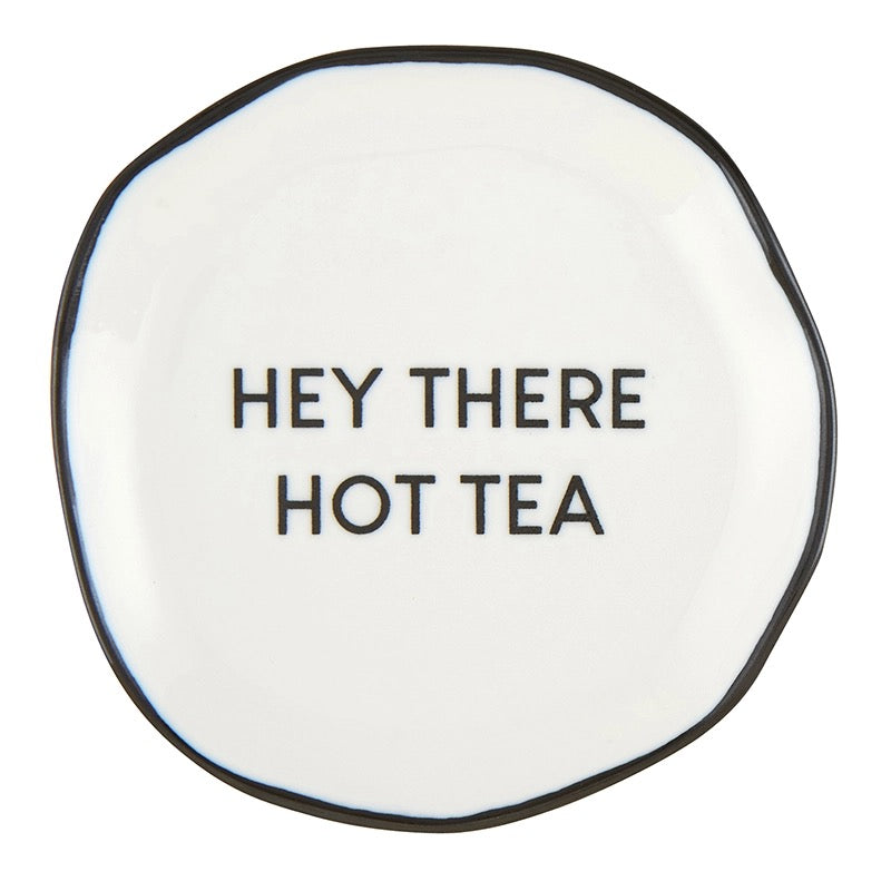 Tea Bag/Infuser Rest - Hey There Hot Tea