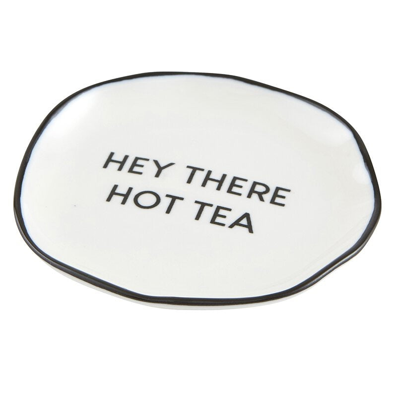 Tea Bag/Infuser Rest - Hey There Hot Tea