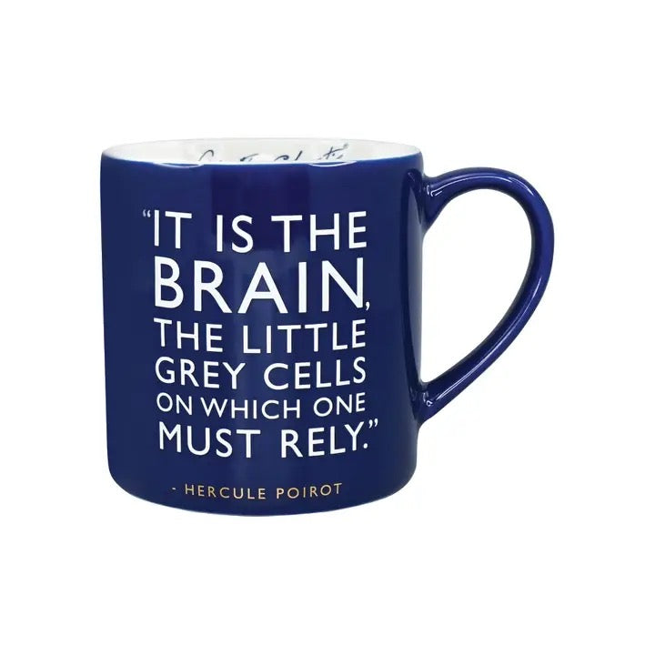 Agatha Christie Poirot Little Grey Cells Mug