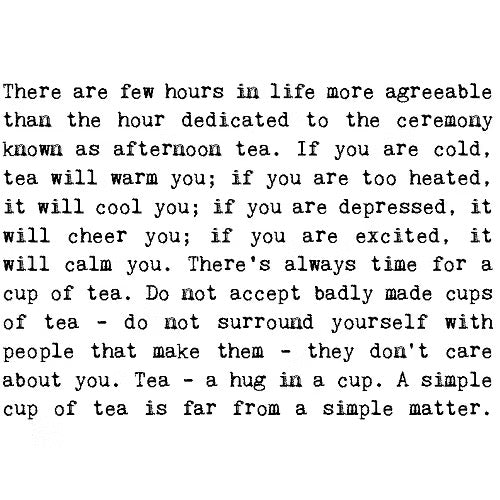 Funny Tea Quotes with vintage illustration Gift Card