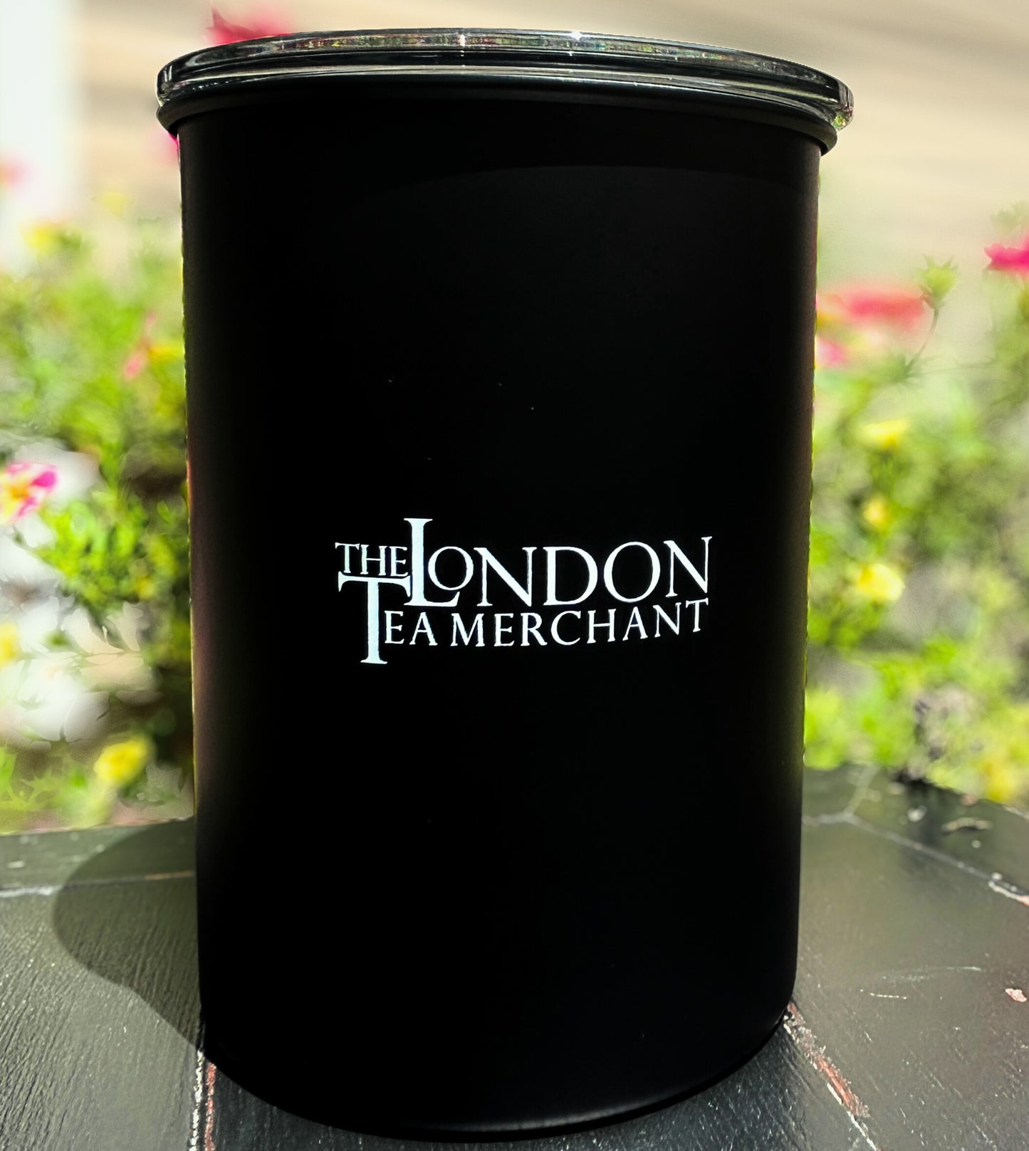Lata de té negro