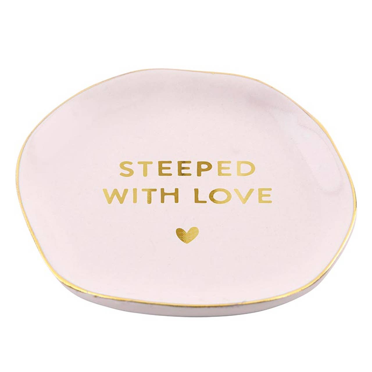 Ceramic Tea Bag Holders - Steeped with Love