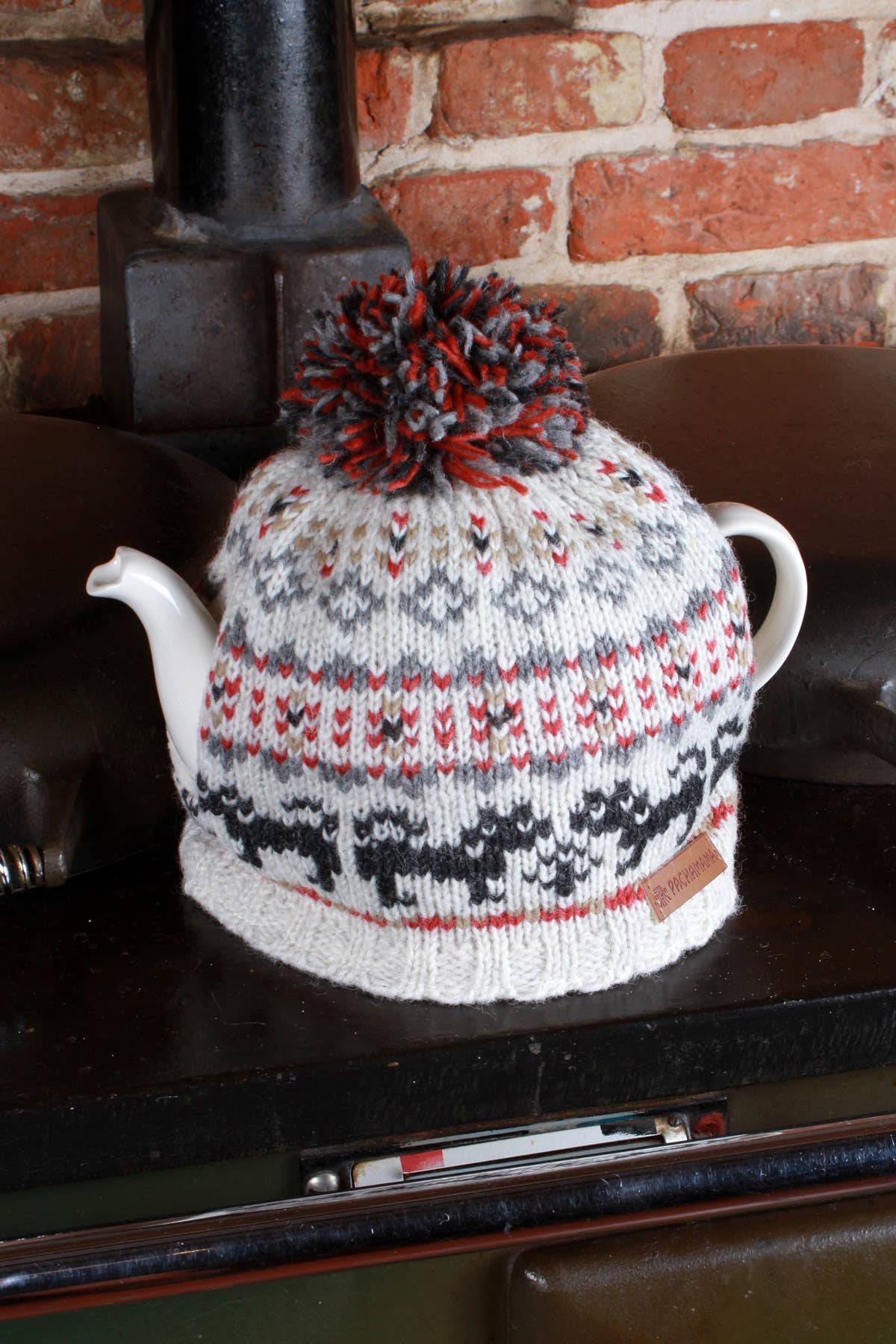 Crafty Cat - Cat Lover Knit Wool Tea Cosy, Tea Pot Cover