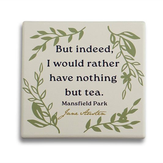 Coaster Single Ceramic - Jane Austen (Mansfield Park)