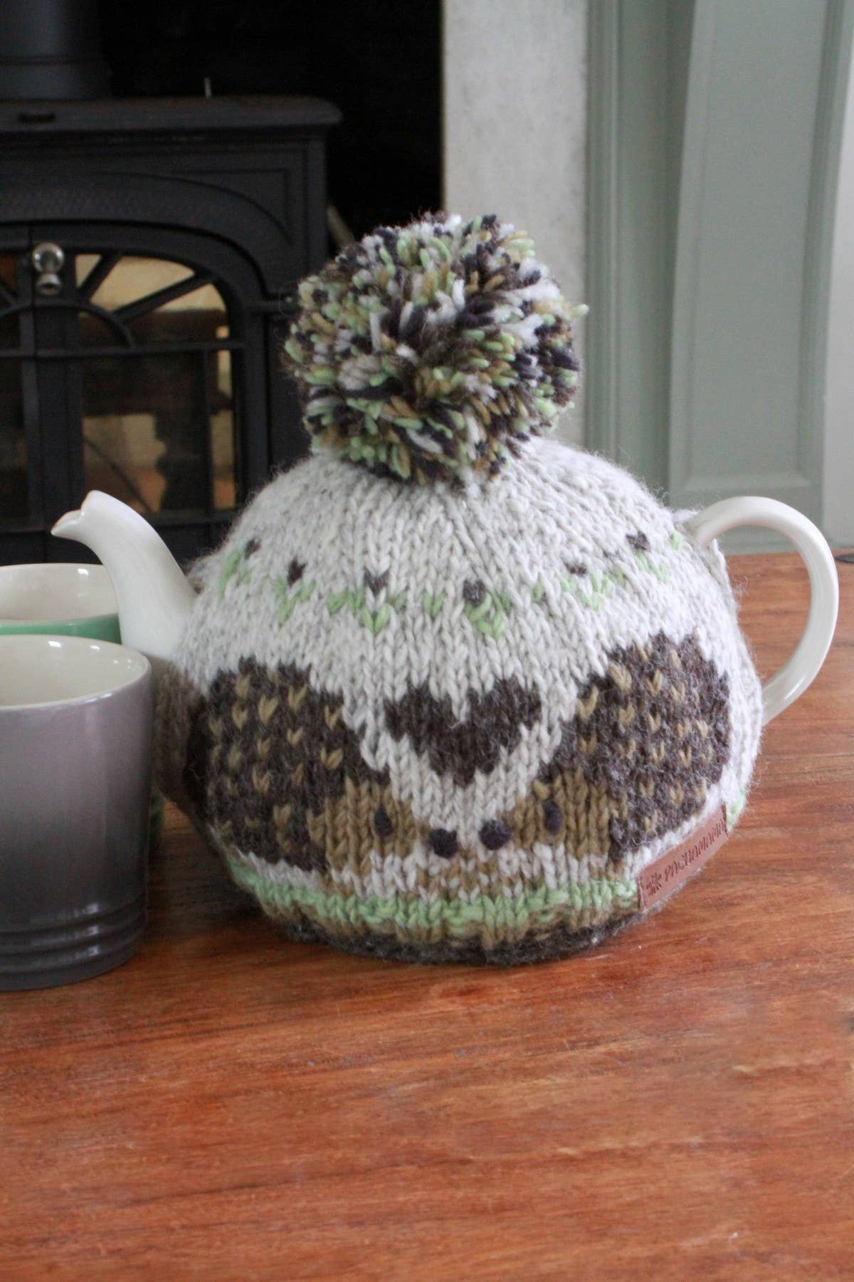 Hedgehog - Natural Hand Knitted Wool Animal Tea Pot Cosy