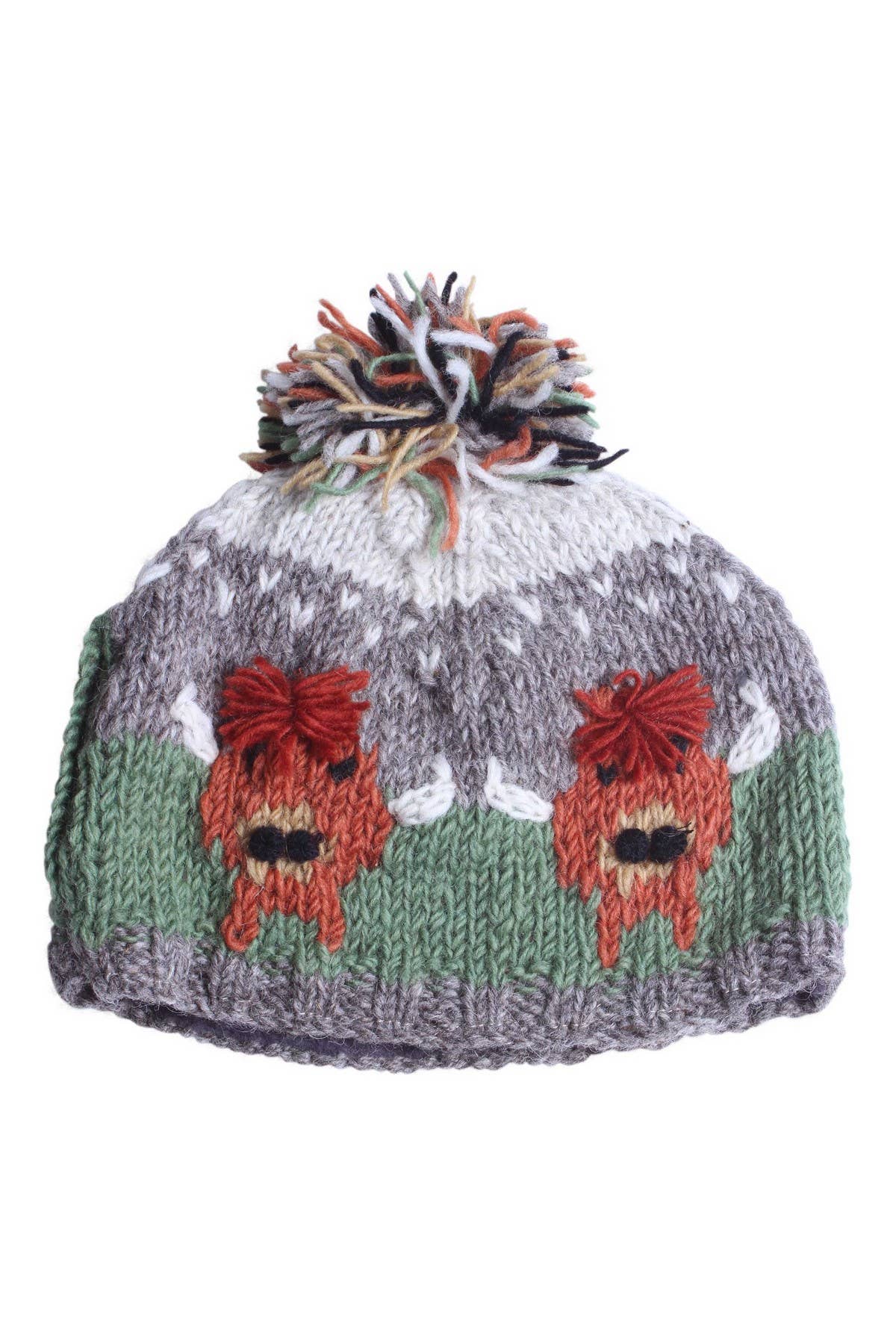 Herd of Highland Cow Knitted Wool Tea Cosy Tea Pot Cover