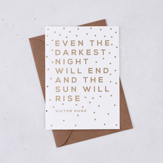 The Darkest Night Greeting Card