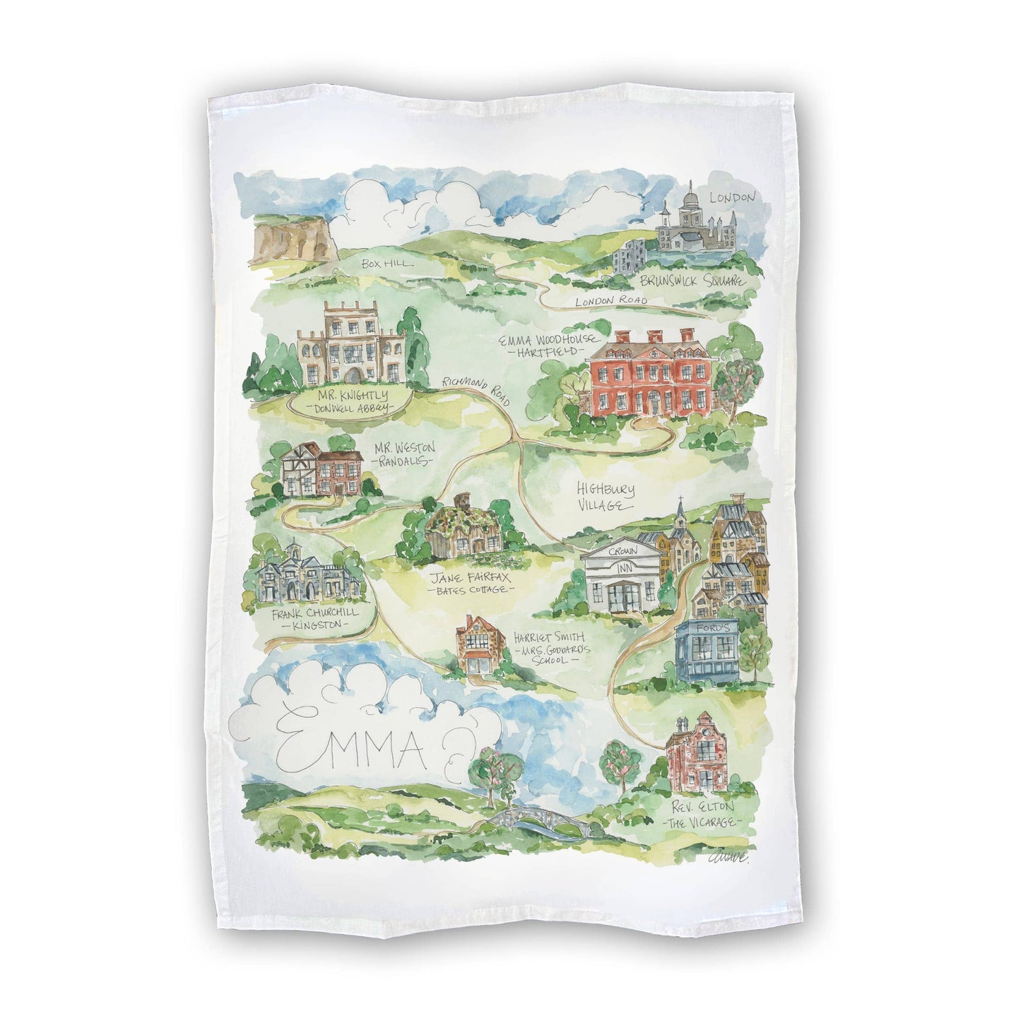 Emma by Jane Austen Tea Towel